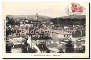 Postcard Old BOURBONNE Les Bains Vue Generale