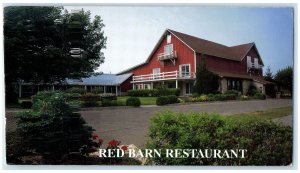 1997 Red Barn Restaurant Bearcreek Farms Bryant Indiana IN Vintage Postcard