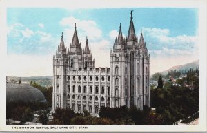 The Mormon Temple  Salt Lake City Utah Vintage Postcard C215