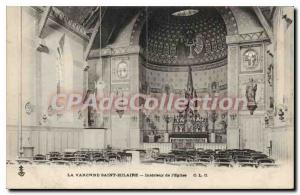 Postcard Old La Varenne Saint Hilaire Interior of the Church