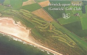Berwick On Tweed Northumberland Golf Club Aerial Postcard