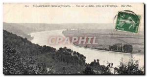 Old Postcard Villequier Seine View jack of the hermitage