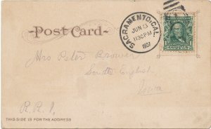 The Plaza Sacramento California Postcard