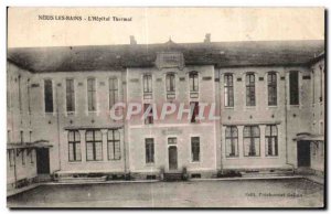 Old Postcard Neris les Bains the Thermal Hospital