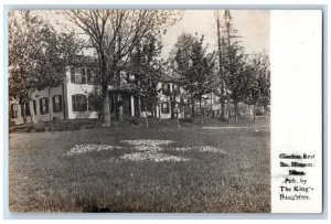 c1910's Garden Rest South Hanson Massachusetts MA RPPC Photo Unposted Postcard