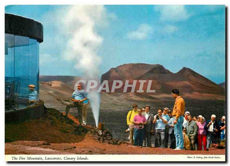 Modern Postcard The Fire Mountain Lanzarote Canary Islands