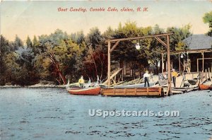 Boat Landing at Canobie Lake in Salem, New Hampshire