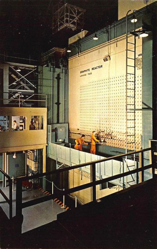 Oak Ridge TN Union Carbide Corp. Graphite Reactor Atomic Energy Comm. Postcard