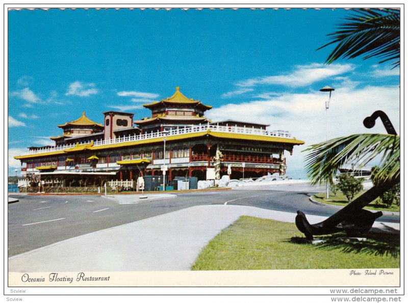 Oceania Floating Restauran, HONOLULU, Hawaii, 50-70´s