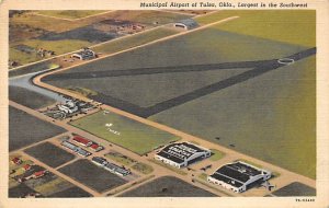 Municipal Airport of Tulsa, Oklahoma Largest in the Southwest Airport Writing...