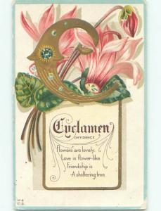 Divided-Back BEAUTIFUL FLOWERS SCENE Great Postcard AA3182