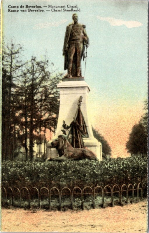 Postcard Belgium Camp de Beverloo - Monument Chazal