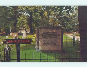 Chrome CEMETERY SCENE Petersburg - Near Springfield Illinois IL AG2649