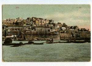 487848 ISRAEL Jaffa embankment ships Vintage postcard