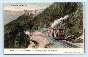 Aix-Les-Bains Chemin de Fer du Revard France Postcard