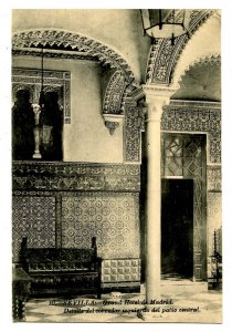 Spain - Sevilla. Grand Hotel Madrid, Central Patio Corridor