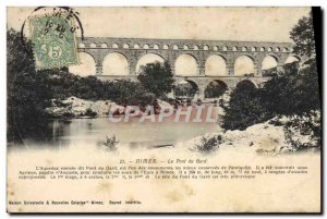 Old Postcard Nimes Pont Du Gard