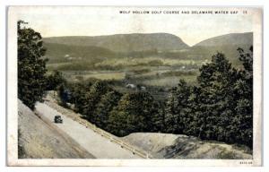 Wolf Hollow Golf Course and Delaware Water Gap, PA Postcard