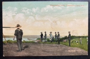 Mint Canada Picture Postcard Observation Point Petawawa Camp