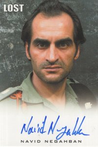 Navid Negahban Lost TV Show Hand Signed Autograph Photo Card