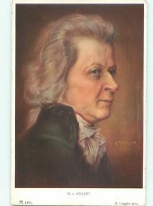 Pre-Linen Famous Composer WOLFGANG AMADEUS MOZART AC4542