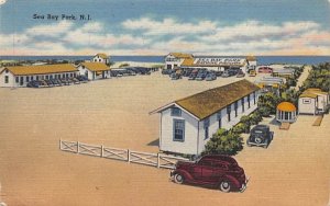 Sea Bay Park Bathing Pavilion New Jersey Postcard