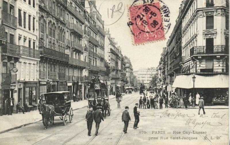 CPA Paris 5e (Dep. 75) - Rue Gay-Lussac prise Rue Saint-Jacques (65007)