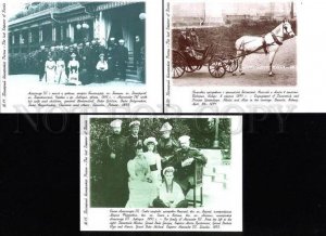 041727 Russia czar Nikolay II Romanov COMPLETE set 10 postcard