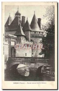 Dissais Old Postcard South Side Entree du chateau