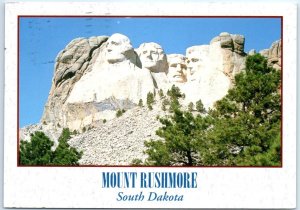 Postcard - Mount Rushmore National Memorial, Black Hills - South Dakota