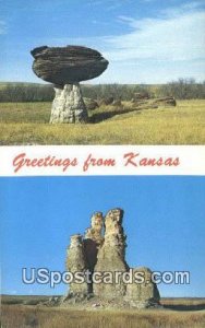 Mushroom Rock - Gove County, Kansas KS  