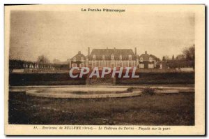 Old Postcard surroundings Brlleme Le Chateau du Tertre Facade on DAGUIN Park ...