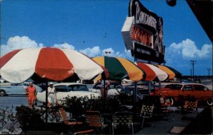 St Petersburg Florida FL Motel Restaurant 1950s-60s Postcard