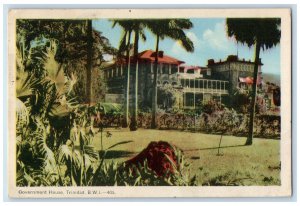 1948 Government House Trinidad and Tobago British West Indies Vintage Postcard