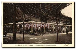 Old Postcard Vichy On the old park Covered terrace and pergolas sources