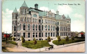 Kansas City Missouri~Court House Bldg Exterior View~SH Knox Vintage Postcard