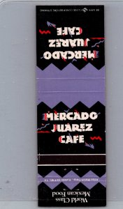 Vintage Matchbook Mercado Juarez Cafe Restaurant & Market Texas MB45