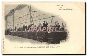 Old Postcard Barnum and Bailey Circus The phenomena