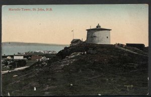 Canada Postcard - Martello Tower, St John, New Brunswick  D917