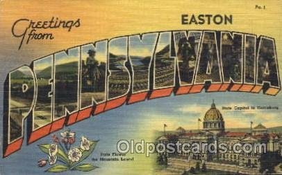 Pennsylvania, USA Large Letter Town postal used unknown 