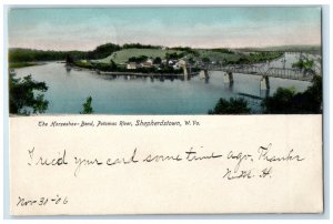 1906 The Horseshoe Bend Potomac River Shepherdstown West Virginia WV Postcard