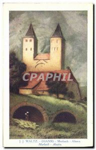 Old Postcard Fantasy Illustrator Waltz Hansi Murbach Alsace