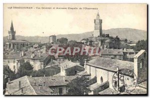 Old Postcard Draguignan Vue Generale and Old Chapel Observance