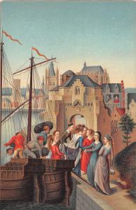 BR41433 Die ankunft der hl Ursula in coln hans memling paint peintures