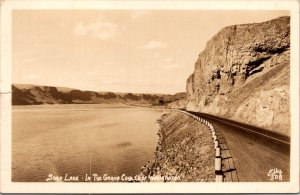 Real Photo Postcard Soap Lake in Grant County, Washington