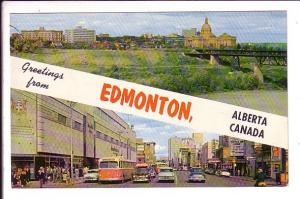 Downtown, Bridge, Greetings from Edmonton, Alberta, City Bus