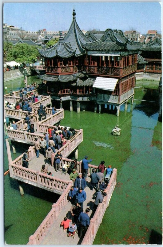 Postcard - Mid-lake Pavilion (Huxin Ting) - Shanghai, China