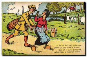 Old Postcard Hunting Hunter