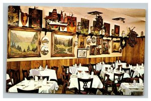 Vintage 1960's Advertising Postcard Old Europe Restaurant Washington DC