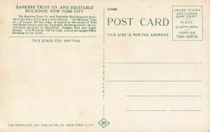 NEW YORK CITY-LOT OF 5 1910s POSTCARDS-PARK ROW-CENTRAL PARK-CHURCH-BRIDGE-BLDGS